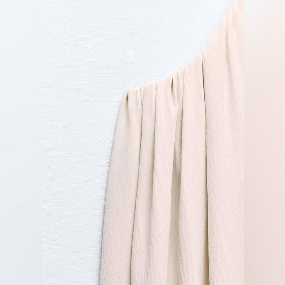 NWT ZARA ASYMMETRIC MIDI DRESS SIZE LARGE. SO CUTE! - Picture 7 of 8